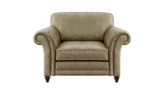 Signature Collection Blenheim Love Seat in Celine Bark Fabric